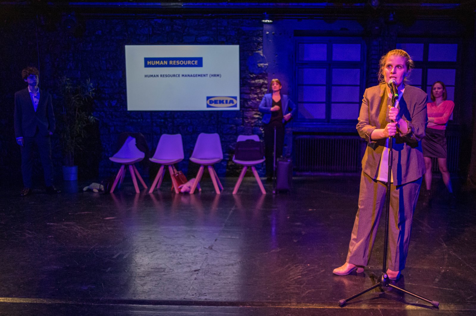 Szene aus Die Grönholm Methode