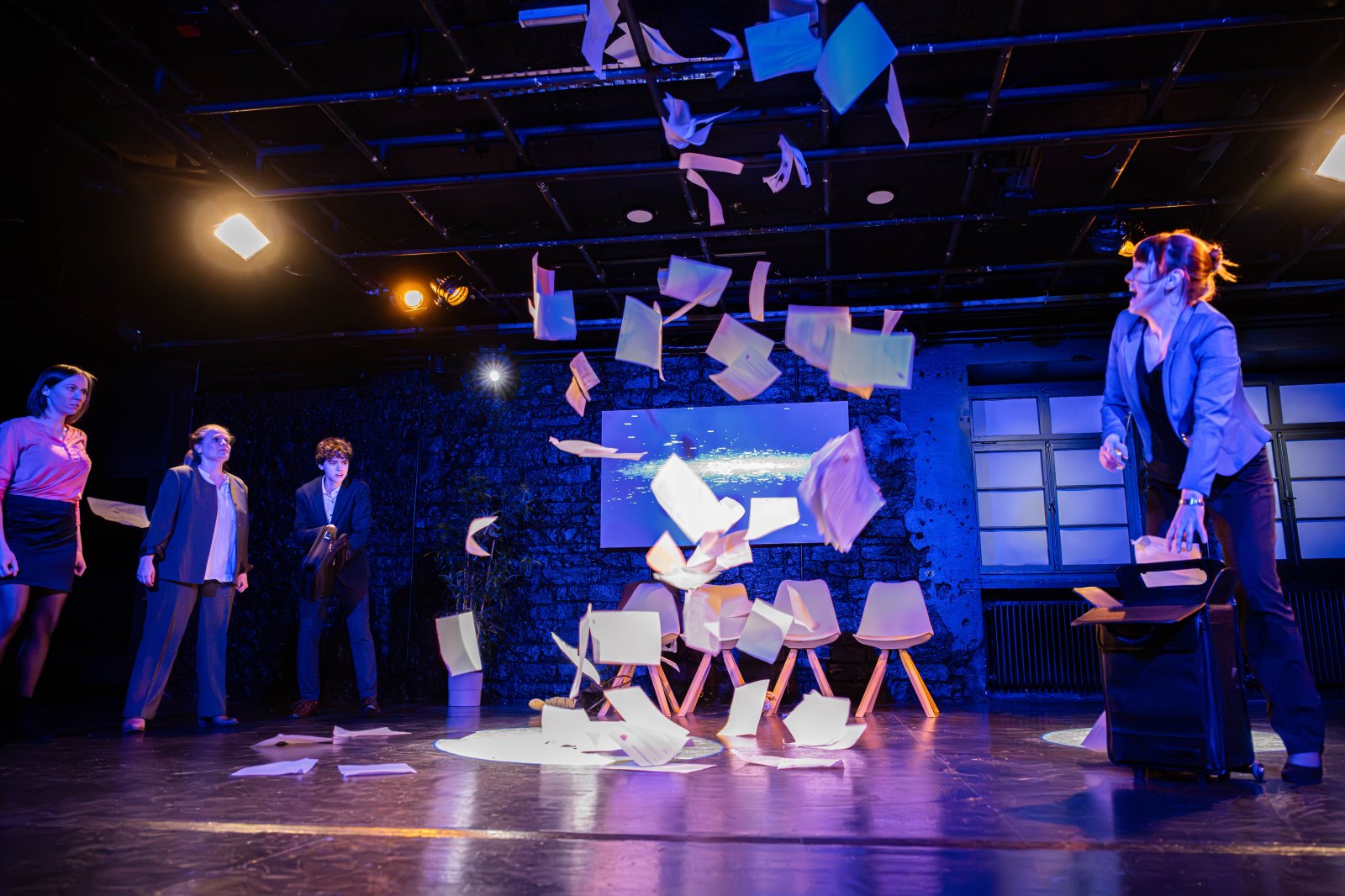 Szene aus Die Grönholm Methode