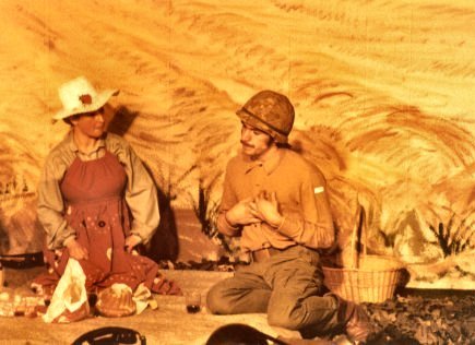 Szene aus Picknick im Felde