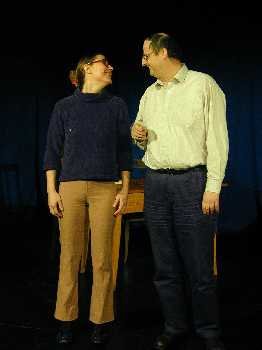 Szene aus Goethe-Kabarett: "Bewundert viel und viel gescholten"