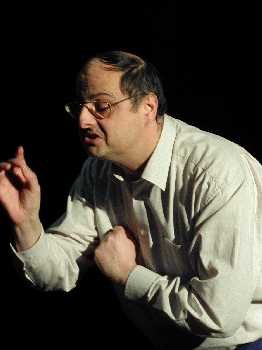 Szene aus Goethe-Kabarett: "Bewundert viel und viel gescholten"