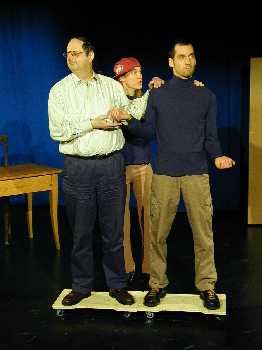 Szene aus Goethe-Kabarett: "Bewundert viel und viel gescholten"