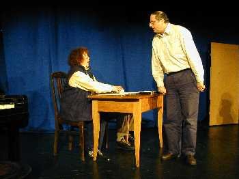 Szene aus Goethe-Kabarett: "Bewundert viel und viel gescholten"