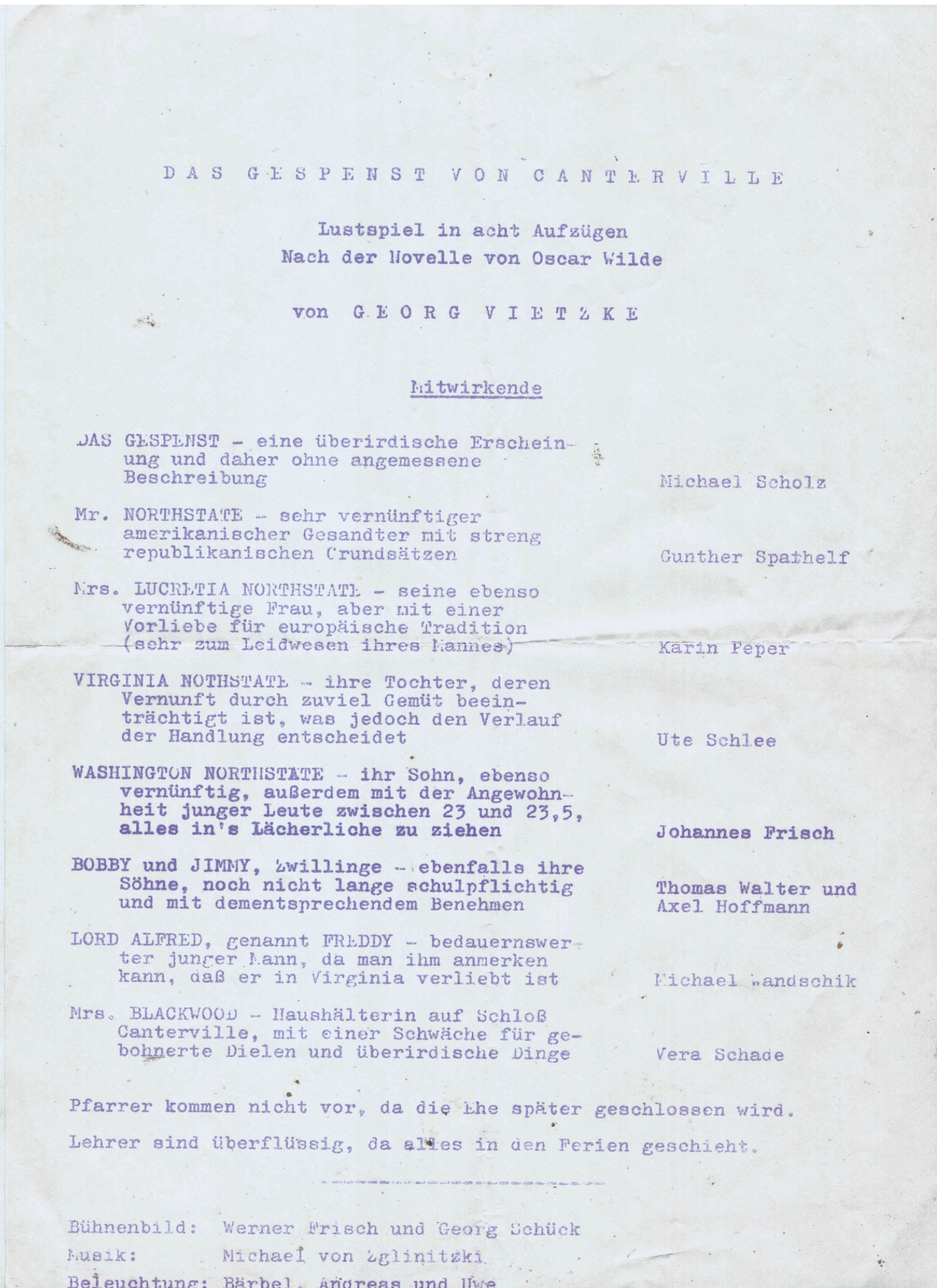 Das Gespenst von Canterville