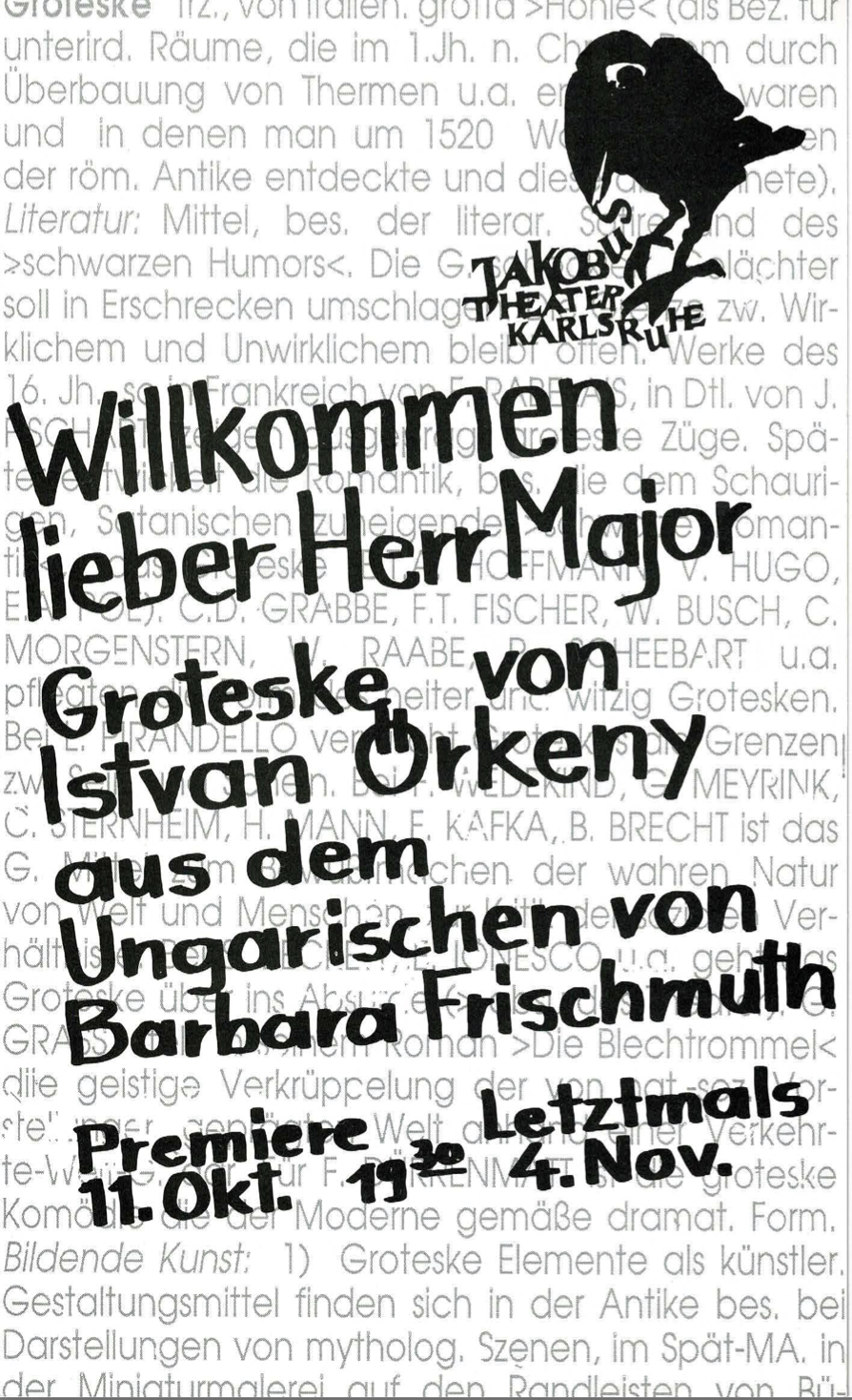 Willkommen lieber Herr Major