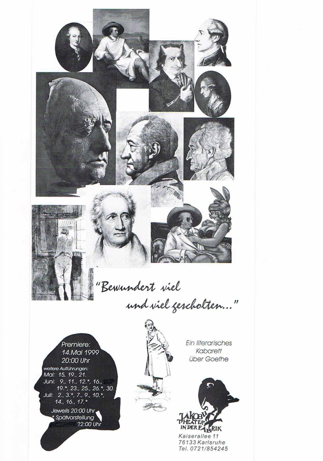 Goethe-Kabarett: "Bewundert viel und viel gescholten"